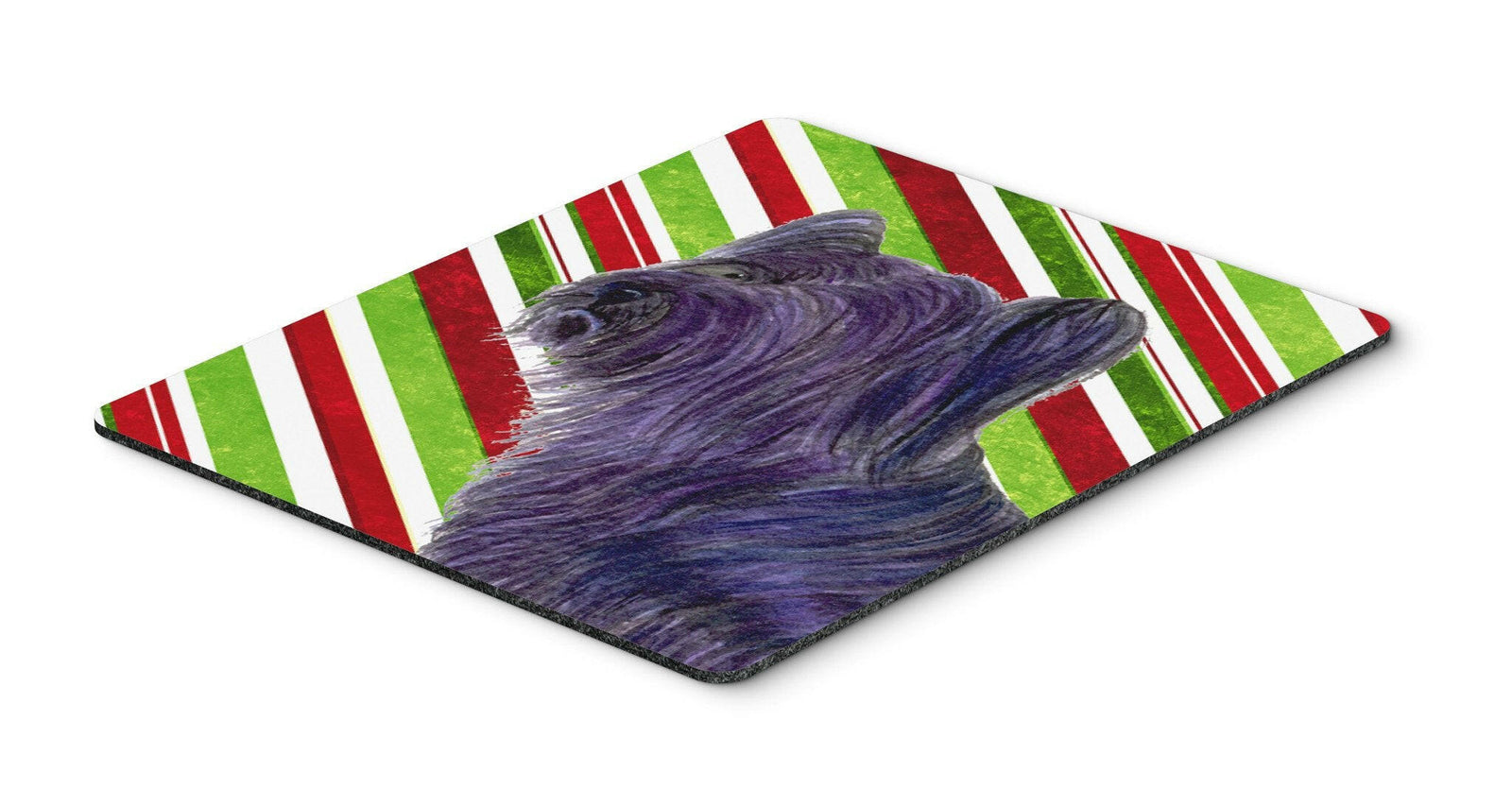 Skye Terrier Candy Cane Holiday Christmas Mouse Pad, Hot Pad or Trivet by Caroline's Treasures