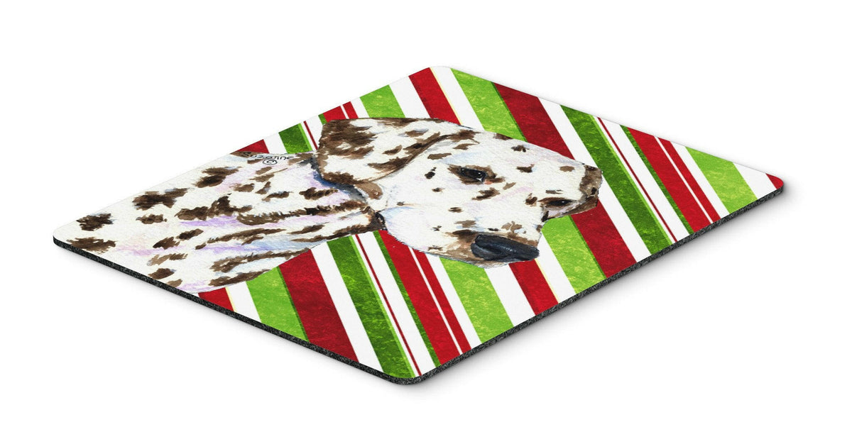 Dalmatian Candy Cane Holiday Christmas Mouse Pad, Hot Pad or Trivet by Caroline&#39;s Treasures