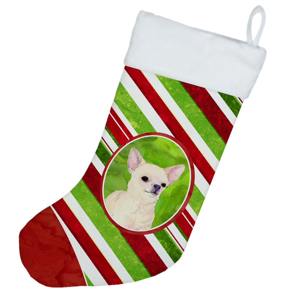 Chihuahua Winter Snowflakes Christmas Stocking SS4541  the-store.com.