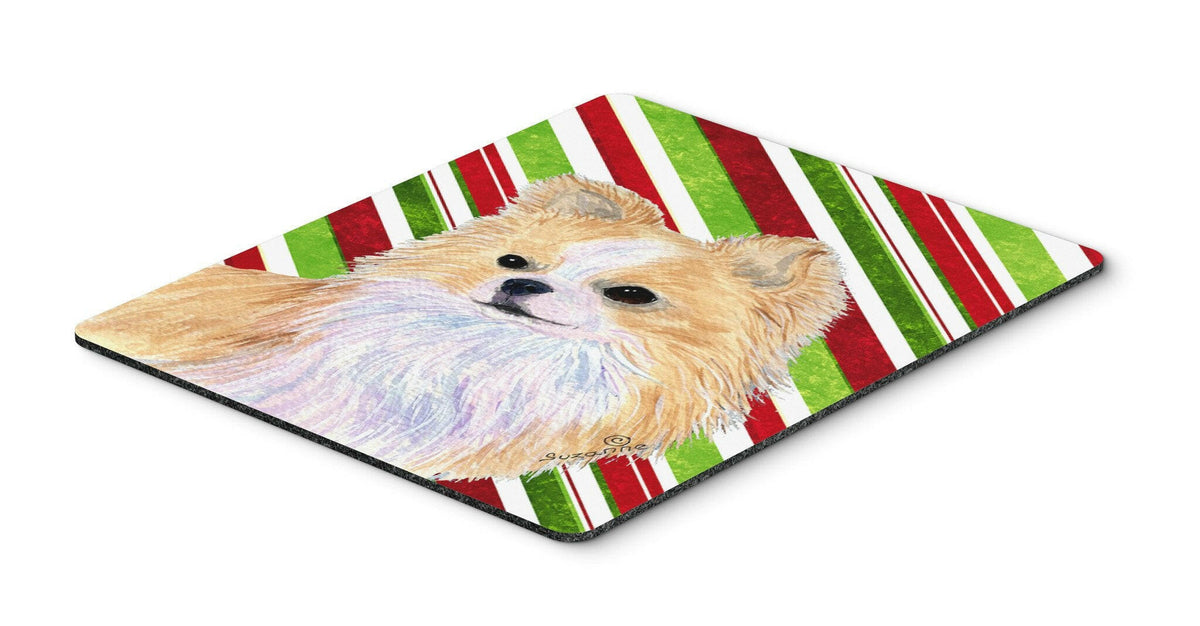 Chihuahua Candy Cane Holiday Christmas Mouse Pad, Hot Pad or Trivet by Caroline&#39;s Treasures