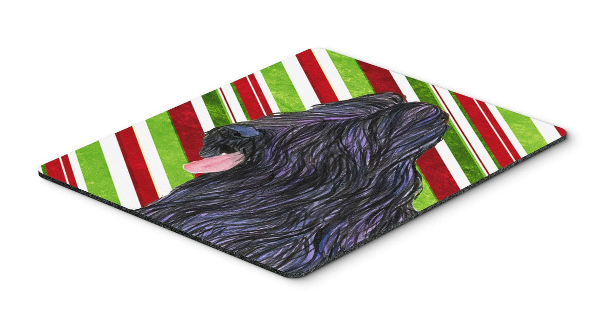 Briard Candy Cane Holiday Christmas Mouse Pad, Hot Pad or Trivet by Caroline&#39;s Treasures