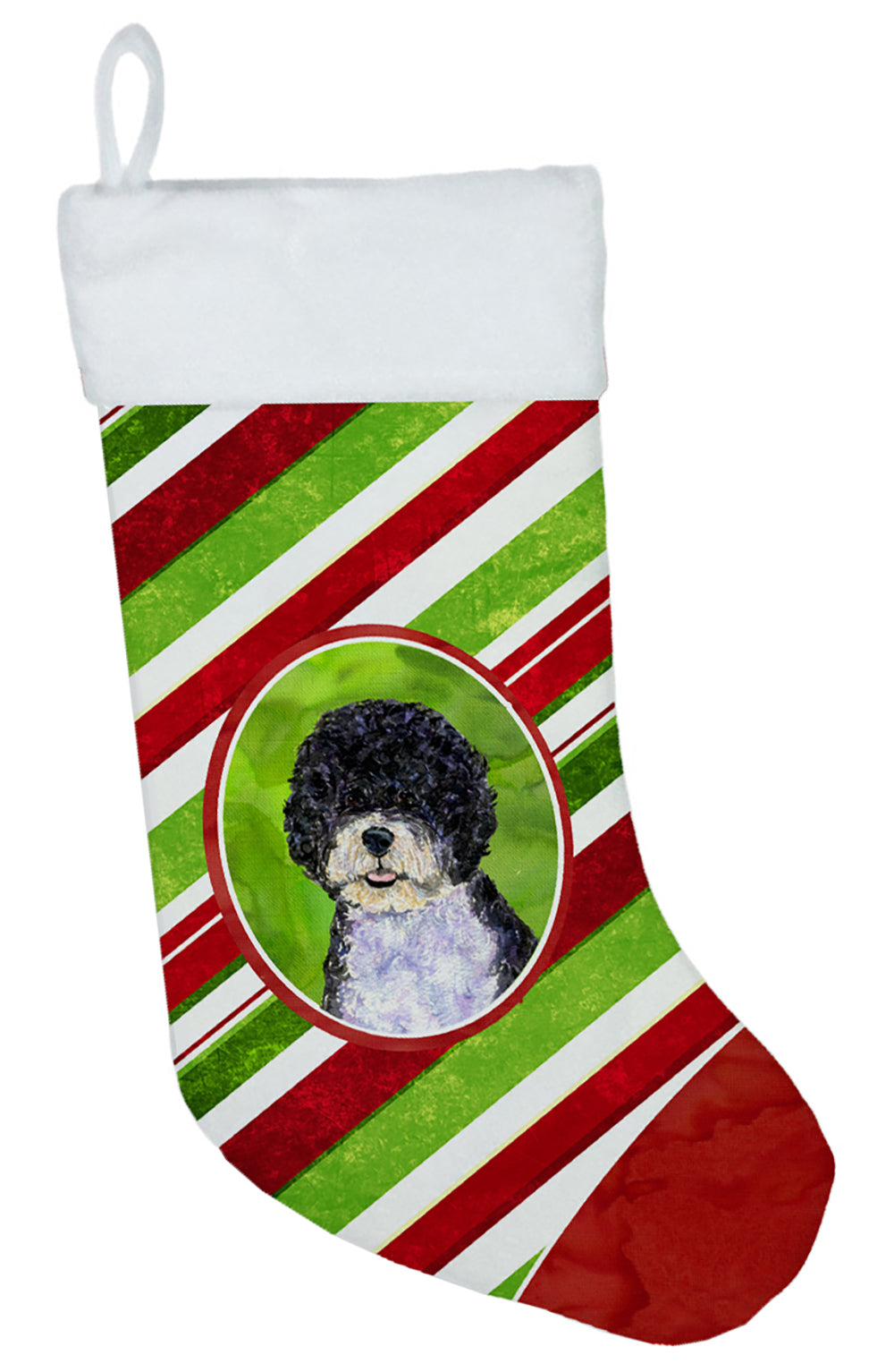 Portuguese Water Dog Winter Snowflakes Christmas Stocking SS4559