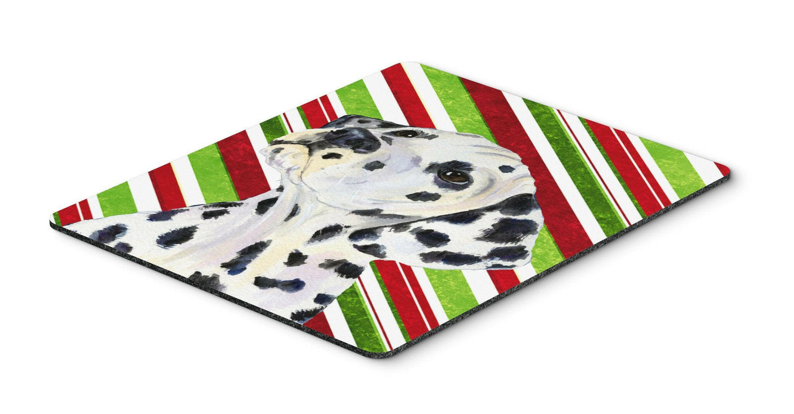 Dalmatian Candy Cane Holiday Christmas Mouse Pad, Hot Pad or Trivet by Caroline's Treasures
