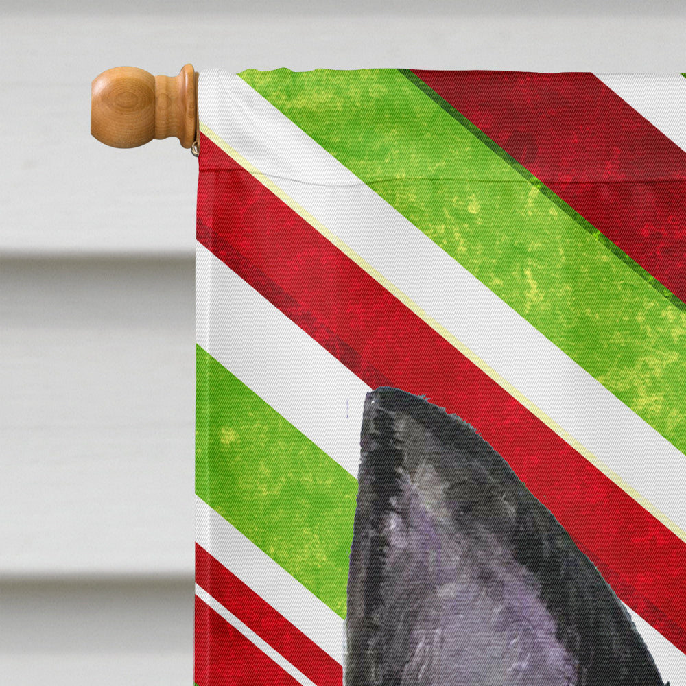 Australian Kelpie Candy Cane Holiday Christmas Flag Canvas House Size  the-store.com.