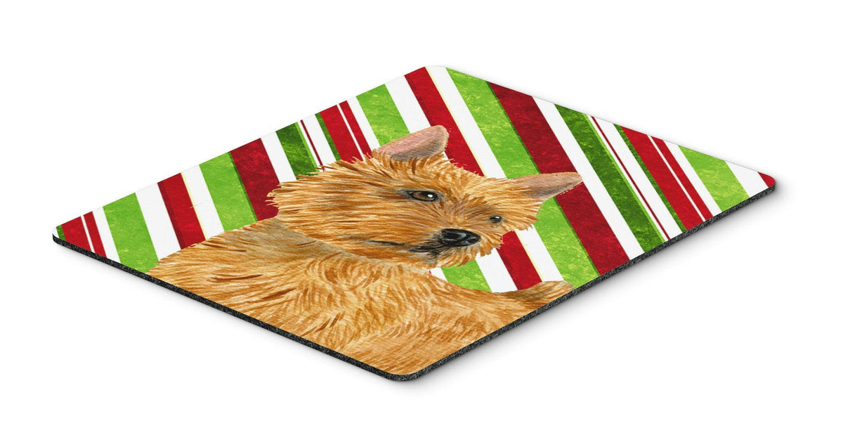 Norwich Terrier Candy Cane Holiday Christmas Mouse Pad, Hot Pad or Trivet by Caroline&#39;s Treasures