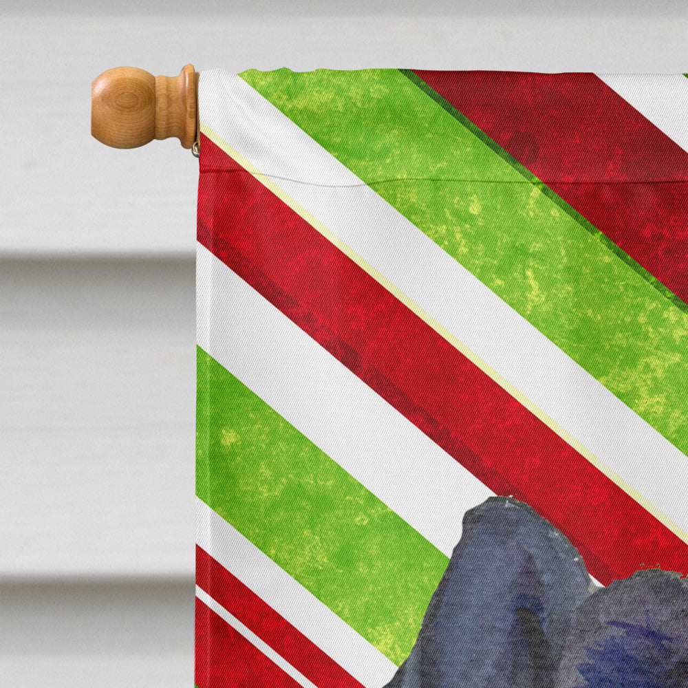 Chow Chow Candy Cane Holiday Christmas Flag Canvas House Size