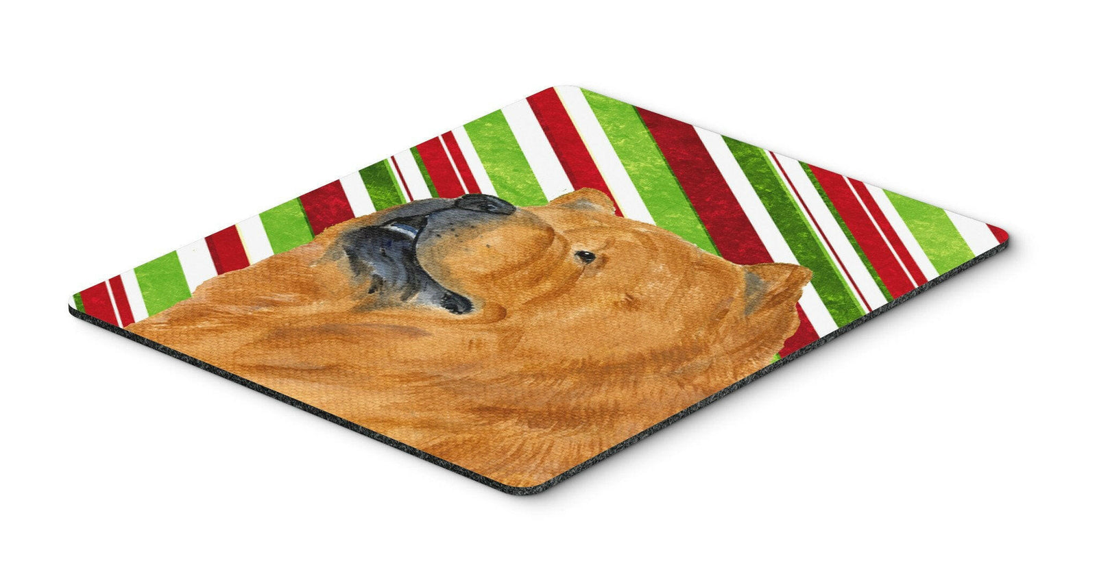 Chow Chow Candy Cane Holiday Christmas Mouse Pad, Hot Pad or Trivet by Caroline's Treasures