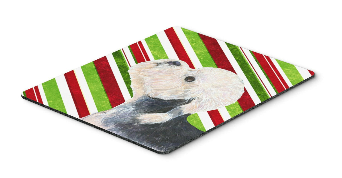 Dandie Dinmont Terrier Candy Cane Christmas Mouse Pad, Hot Pad or Trivet by Caroline&#39;s Treasures