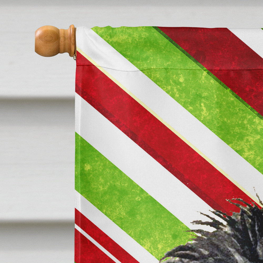 Affenpinscher Candy Cane Holiday Christmas Flag Canvas House Size