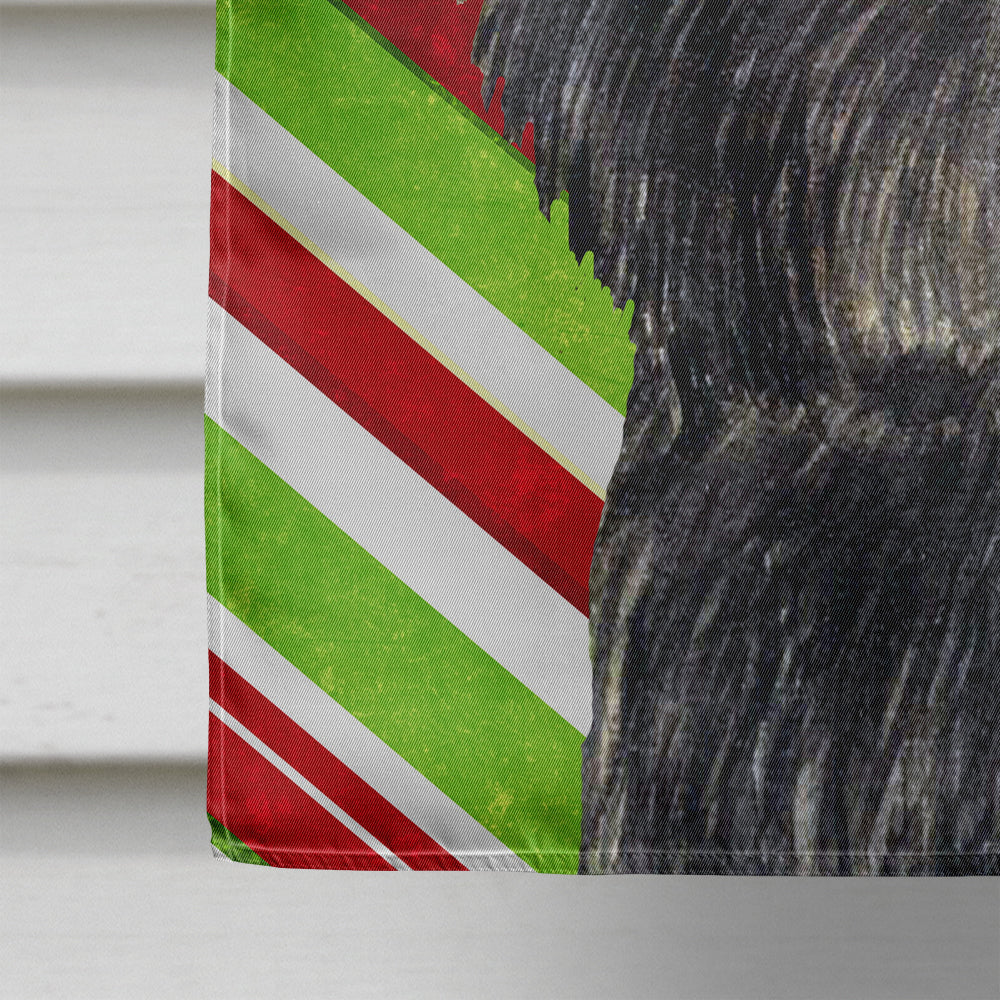 Affenpinscher Candy Cane Holiday Christmas Flag Canvas House Size