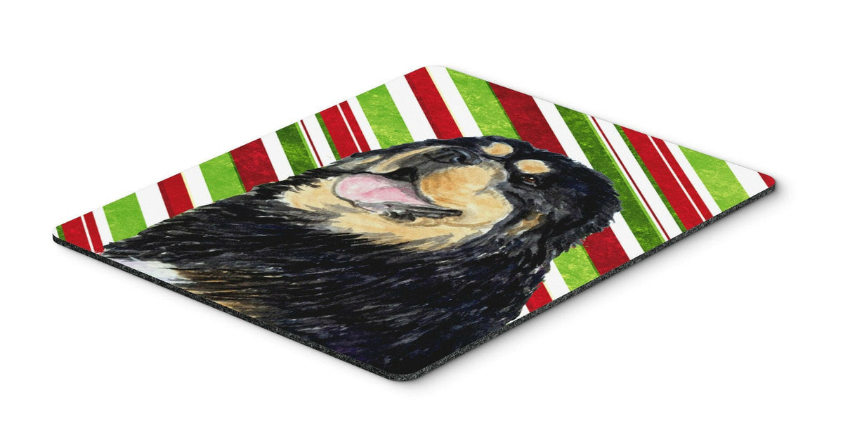 Tibetan Mastiff Candy Cane Holiday Christmas Mouse Pad, Hot Pad or Trivet by Caroline&#39;s Treasures