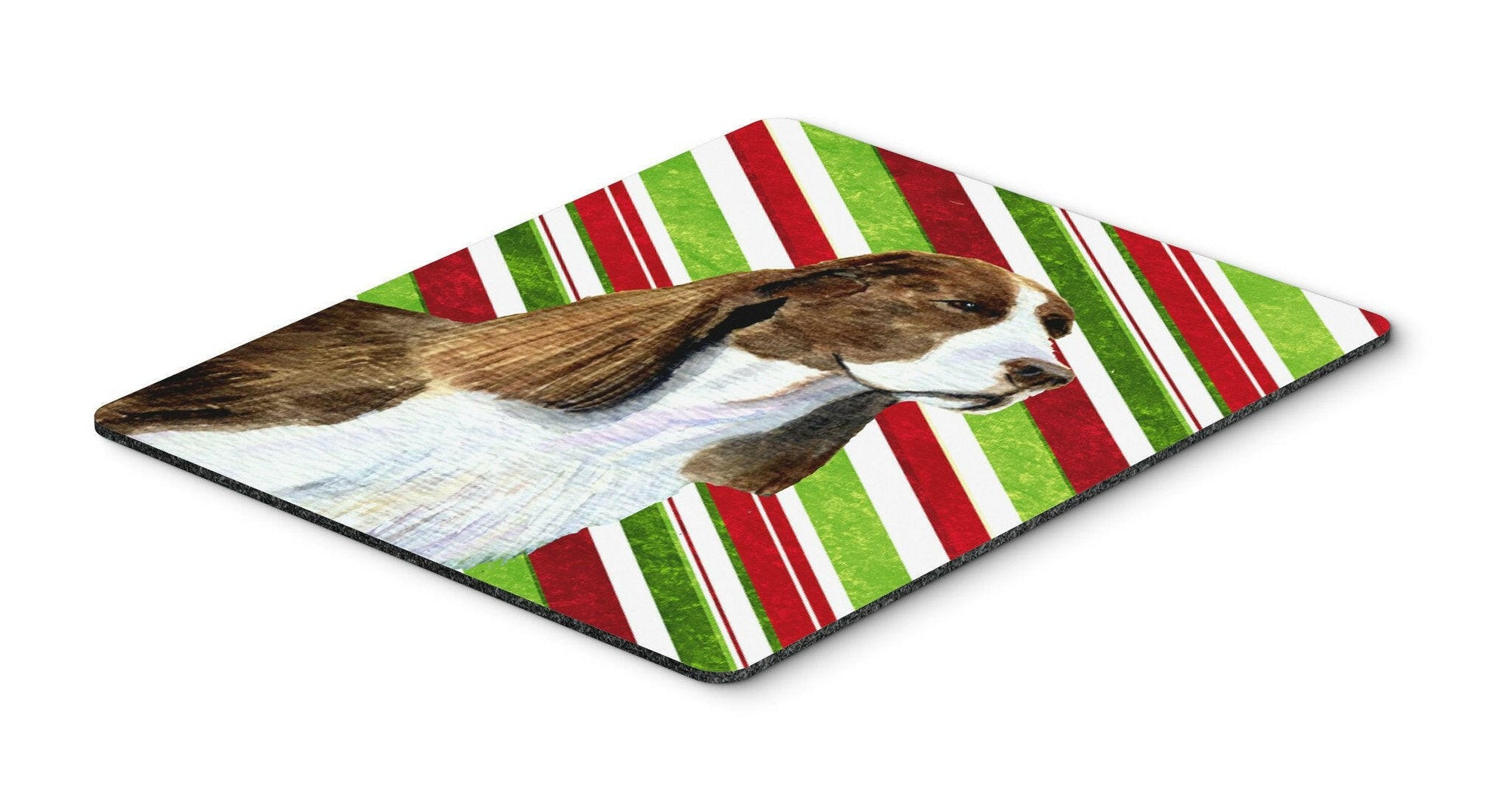 Springer Spaniel Candy Cane Holiday Christmas Mouse Pad, Hot Pad or Trivet by Caroline's Treasures