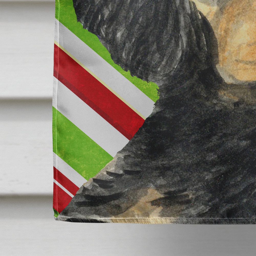 Gordon Setter Candy Cane Holiday Christmas Flag Canvas House Size  the-store.com.