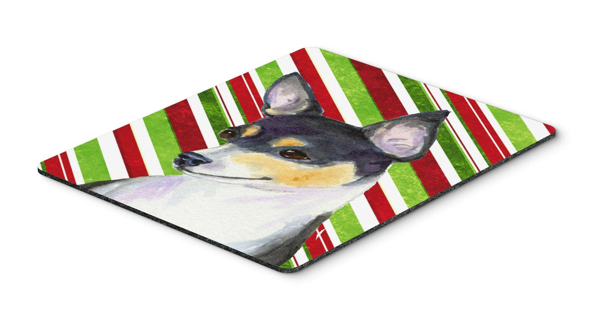 Chihuahua Candy Cane Holiday Christmas Mouse Pad, Hot Pad or Trivet by Caroline&#39;s Treasures
