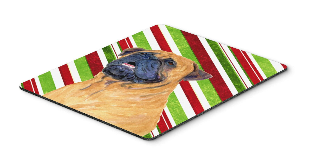 Mastiff Candy Cane Holiday Christmas Mouse Pad, Hot Pad or Trivet by Caroline&#39;s Treasures