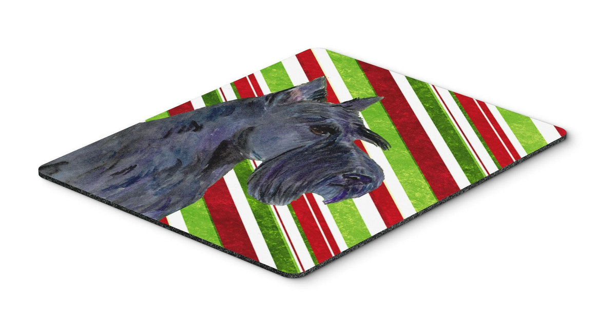 Scottish Terrier Candy Cane Holiday Christmas Mouse Pad, Hot Pad or Trivet by Caroline&#39;s Treasures