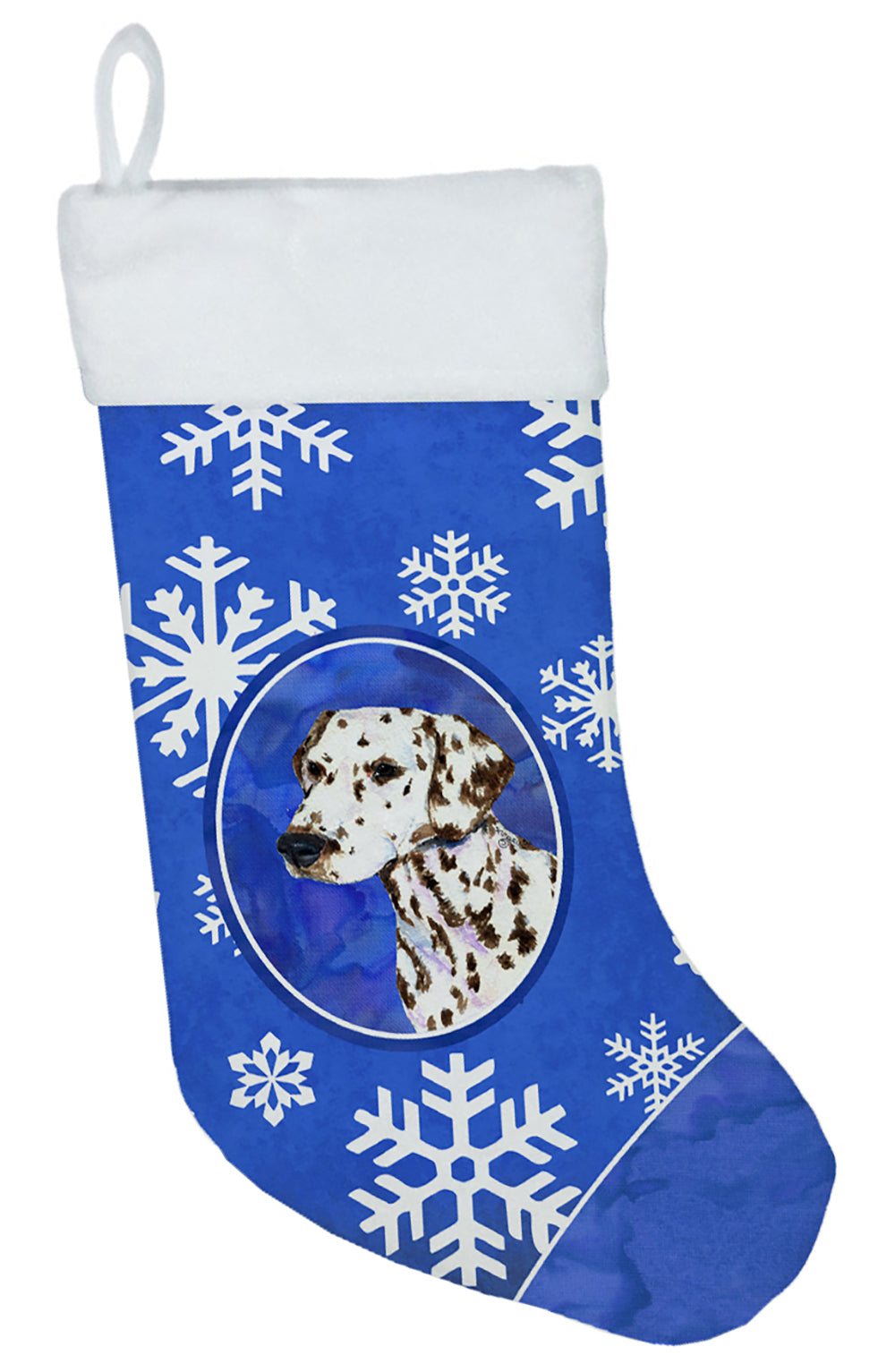 Dalmatian Winter Snowflakes Christmas Stocking SS4607