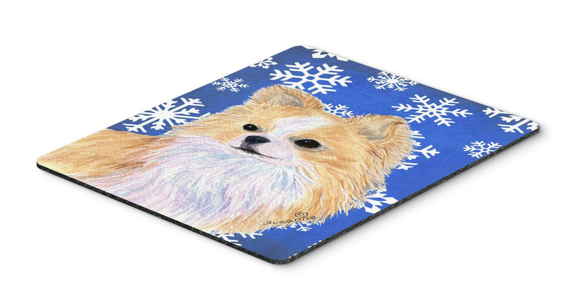 Chihuahua Winter Snowflakes Holiday Mouse Pad, Hot Pad or Trivet by Caroline&#39;s Treasures
