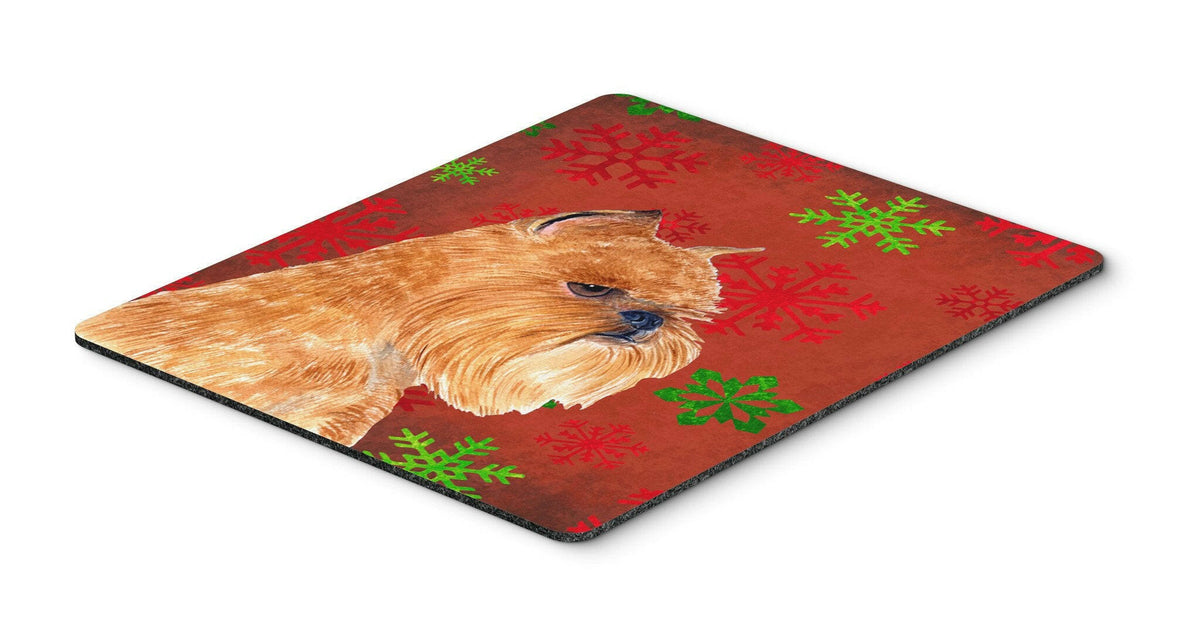 Brussels Griffon Snowflakes Holiday Christmas Mouse Pad, Hot Pad or Trivet by Caroline&#39;s Treasures