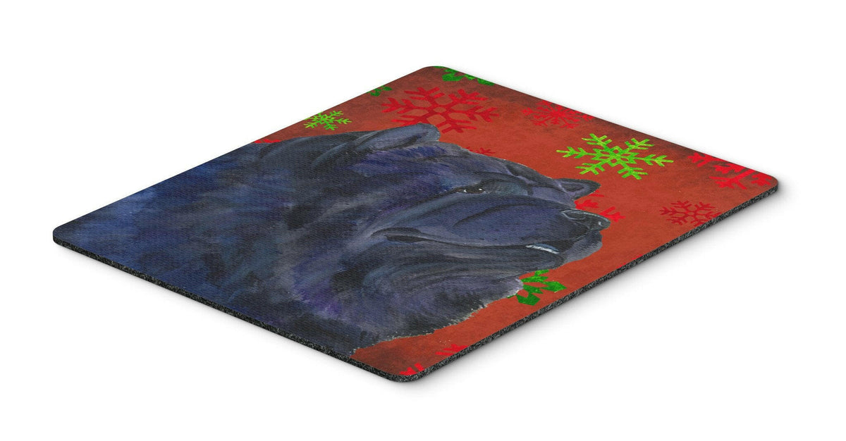 Chow Chow Snowflakes Holiday Christmas Mouse Pad, Hot Pad or Trivet by Caroline&#39;s Treasures