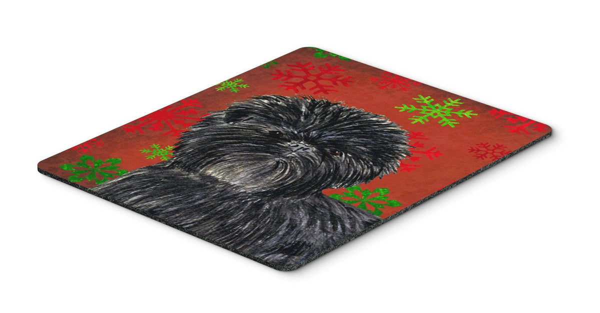 Affenpinscher Snowflakes Holiday Christmas Mouse Pad, Hot Pad or Trivet by Caroline&#39;s Treasures