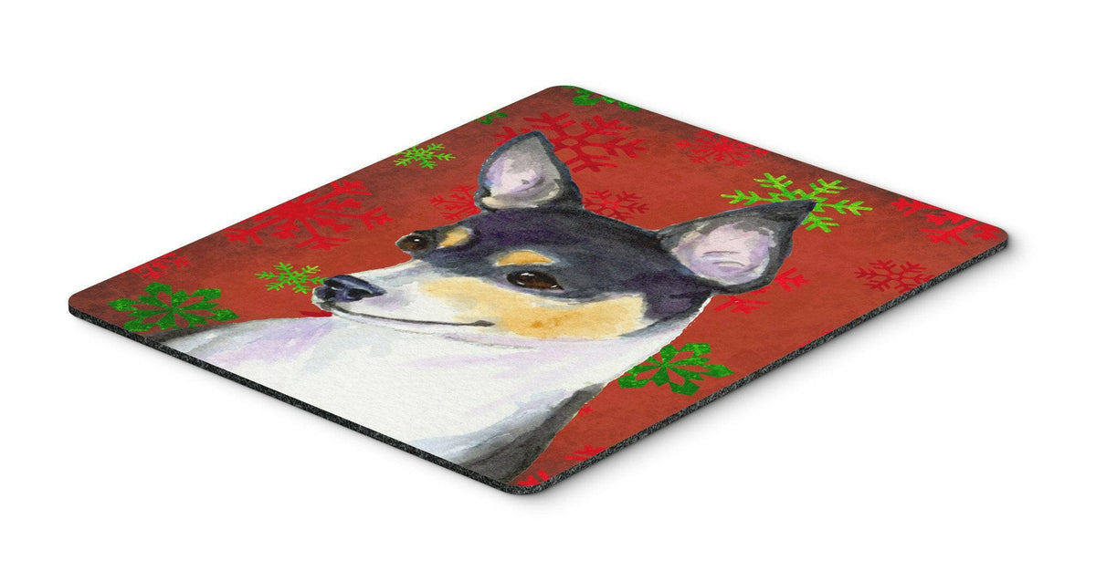 Chihuahua Snowflakes Holiday Christmas Mouse Pad, Hot Pad or Trivet by Caroline&#39;s Treasures