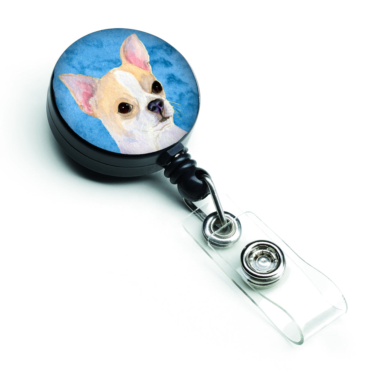 Chihuahua  Retractable Badge Reel or ID Holder with Clip SS4749