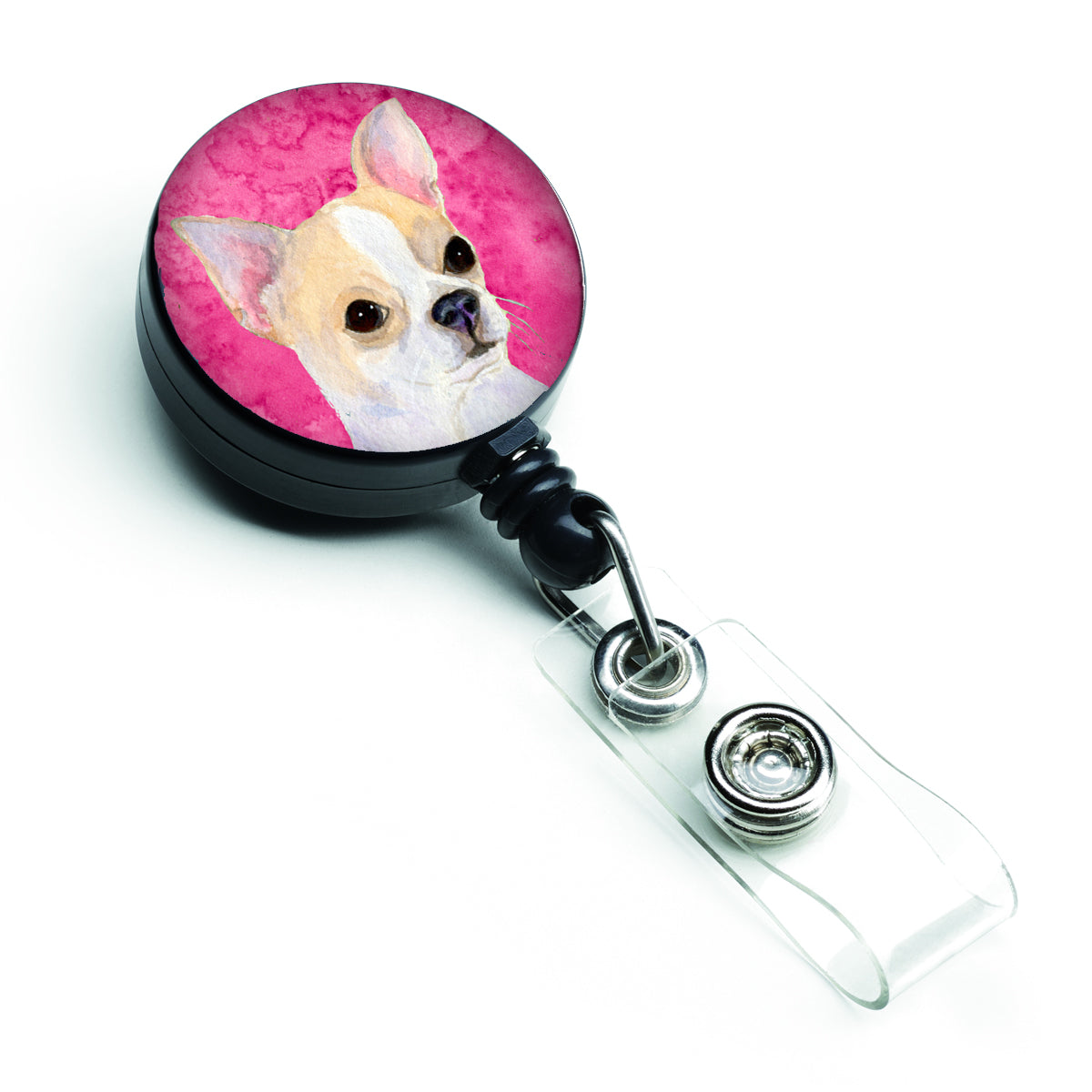 Chihuahua  Retractable Badge Reel or ID Holder with Clip SS4749
