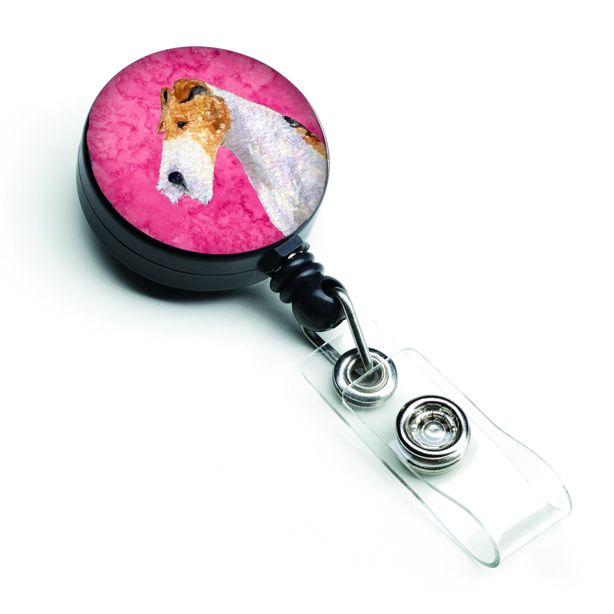 Fox Terrier  Retractable Badge Reel or ID Holder with Clip SS4754