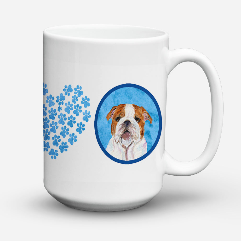 Bulldog English  Dishwasher Safe Microwavable Ceramic Coffee Mug 15 ounce SS4760