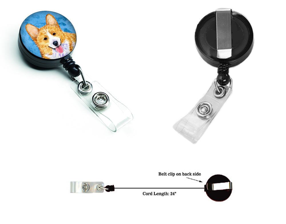 Corgi  Retractable Badge Reel or ID Holder with Clip SS4762.