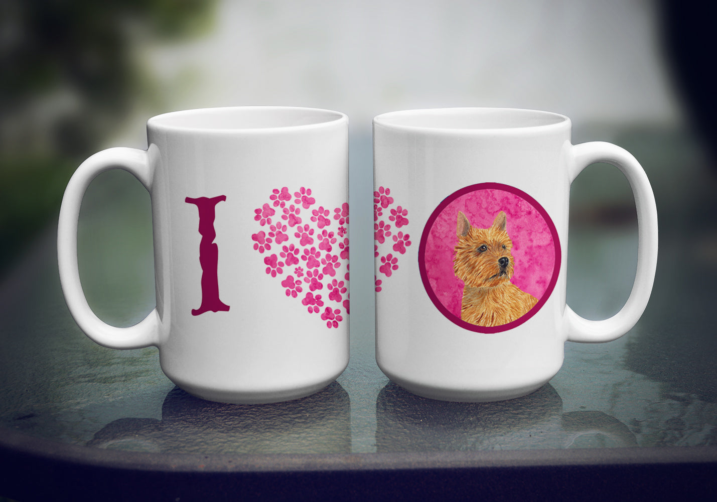 Norwich Terrier  Dishwasher Safe Microwavable Ceramic Coffee Mug 15 ounce SS4775  the-store.com.