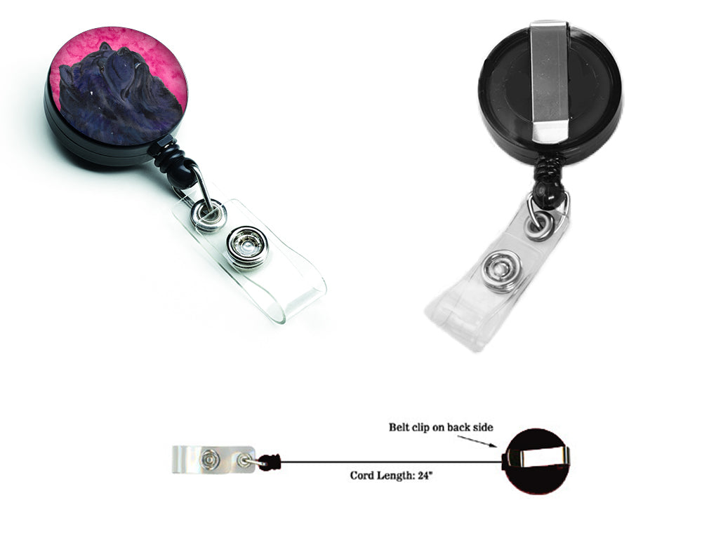 Chow Chow  Retractable Badge Reel or ID Holder with Clip SS4777.