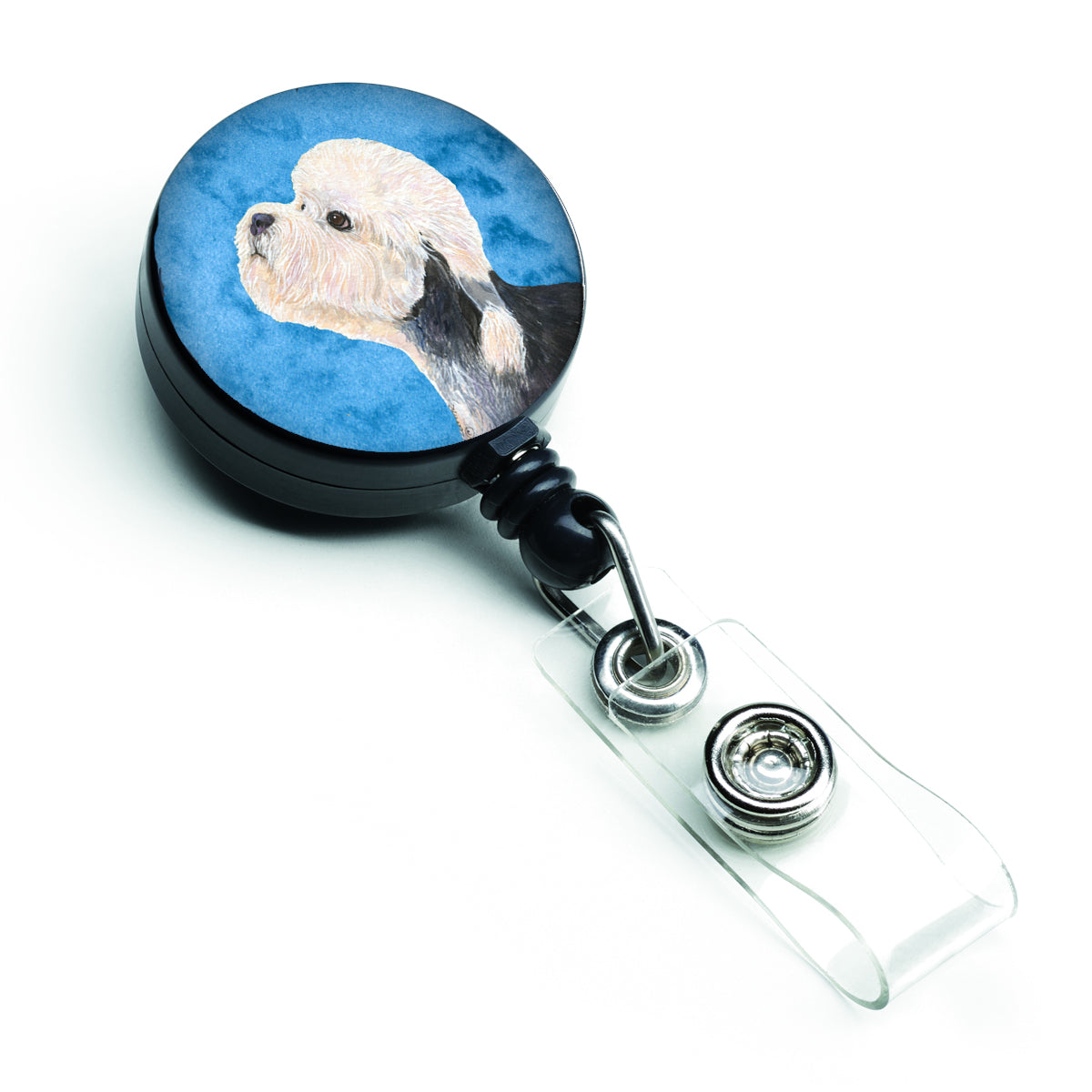 Dandie Dinmont Terrier  Retractable Badge Reel or ID Holder with Clip SS4779