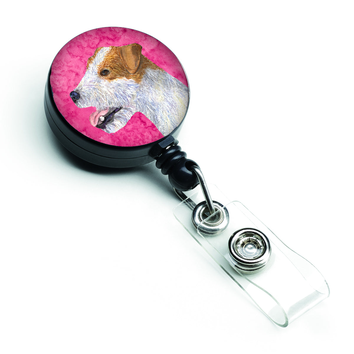 Jack Russell Terrier  Retractable Badge Reel or ID Holder with Clip SS4780