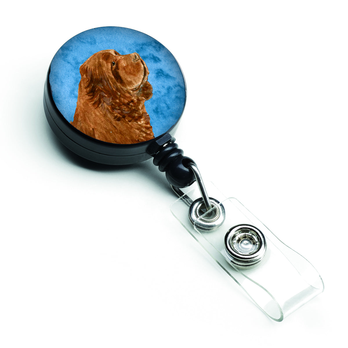 Sussex Spaniel  Retractable Badge Reel or ID Holder with Clip SS4786.