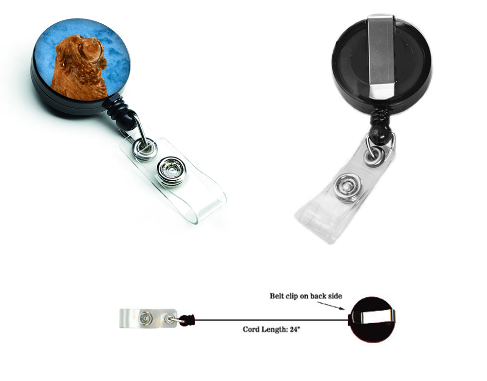 Sussex Spaniel  Retractable Badge Reel or ID Holder with Clip SS4786.