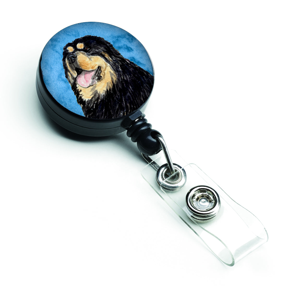 Tibetan Mastiff  Retractable Badge Reel or ID Holder with Clip SS4788.