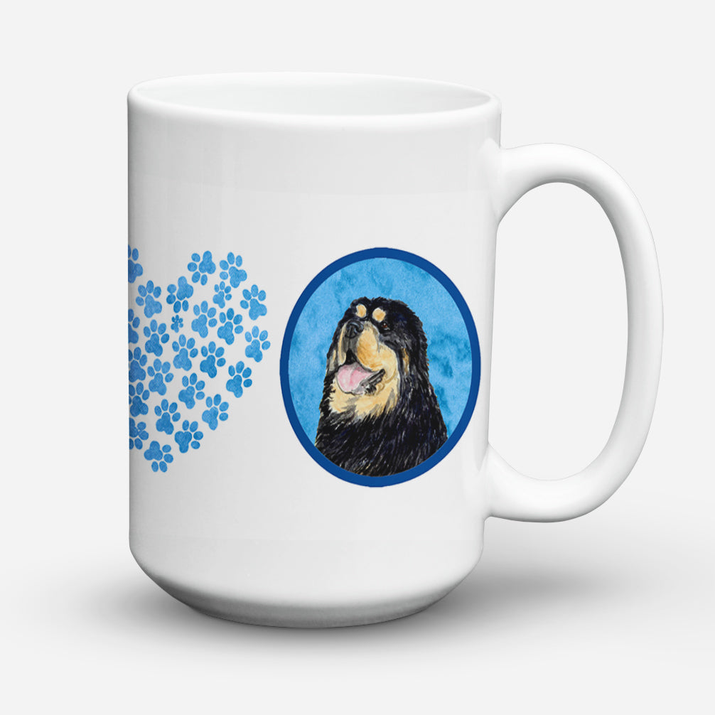 Tibetan Mastiff  Dishwasher Safe Microwavable Ceramic Coffee Mug 15 ounce SS4788