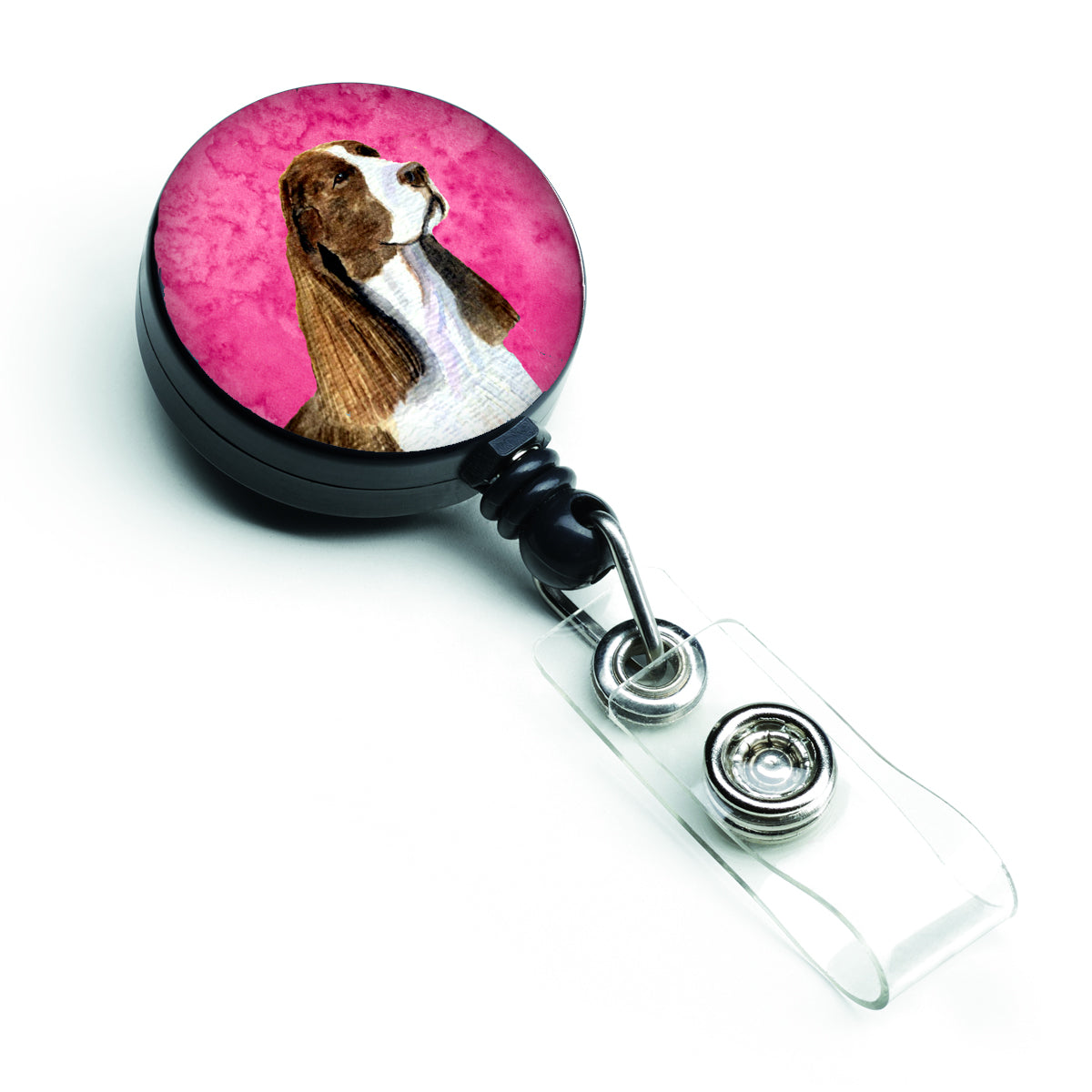 Springer Spaniel  Retractable Badge Reel or ID Holder with Clip SS4789.