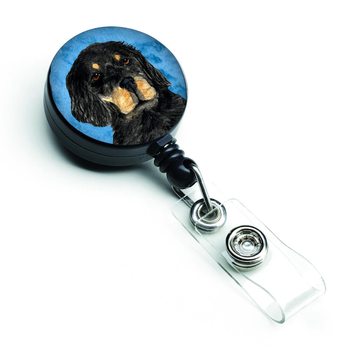 Gordon Setter  Retractable Badge Reel or ID Holder with Clip SS4791.