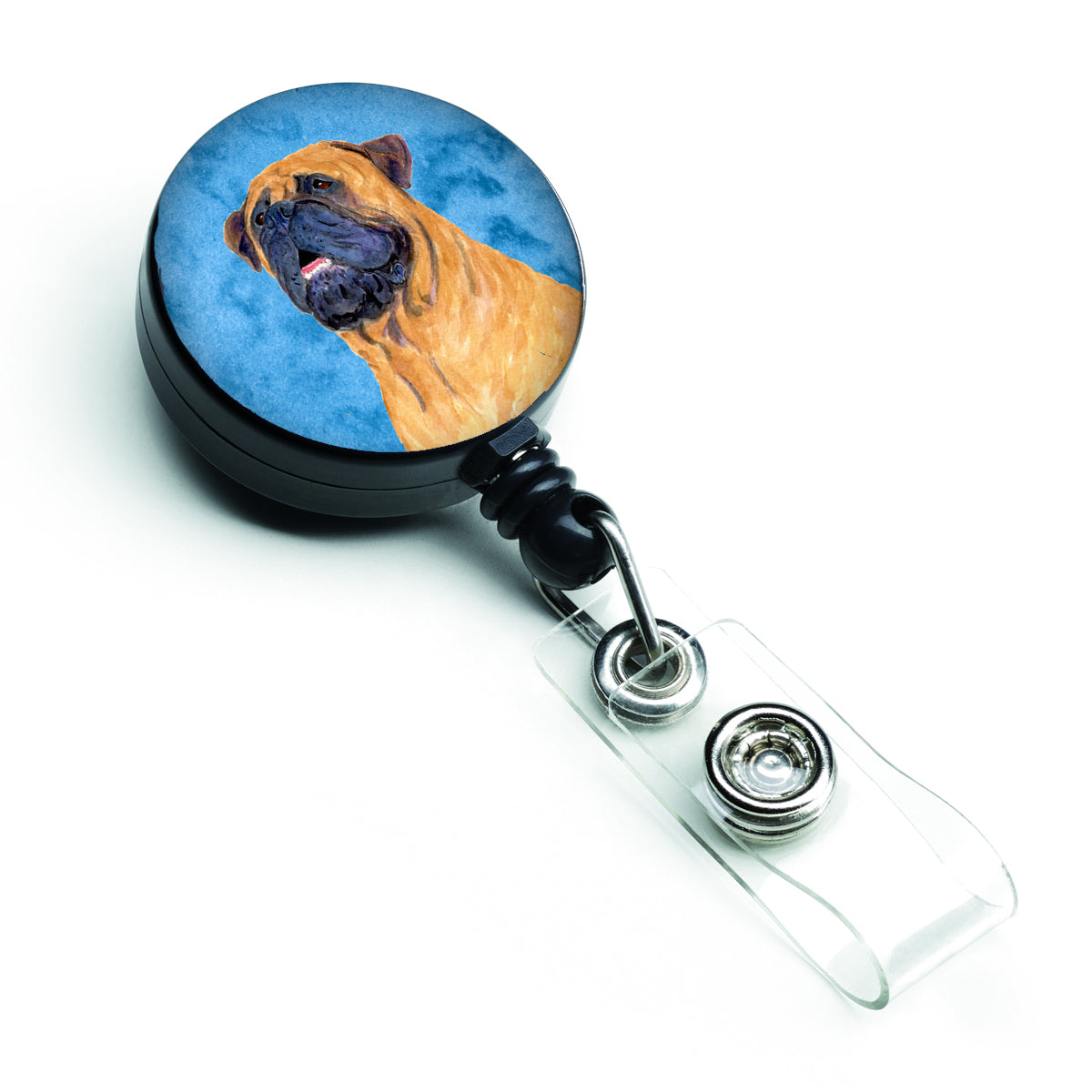 Mastiff  Retractable Badge Reel or ID Holder with Clip SS4796