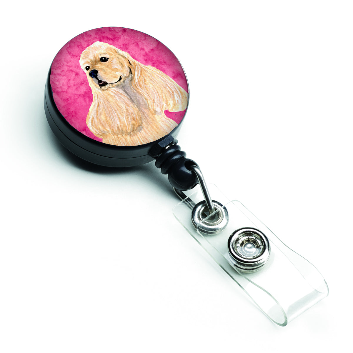 Cocker Spaniel  Retractable Badge Reel or ID Holder with Clip SS4798.
