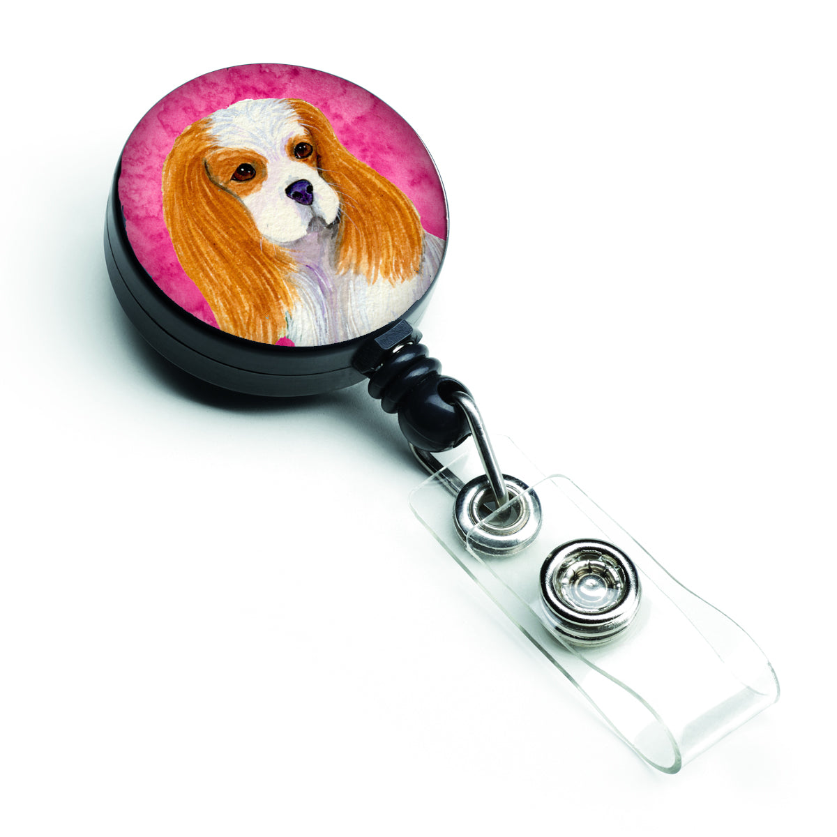 Cavalier Spaniel  Retractable Badge Reel or ID Holder with Clip SS4803.