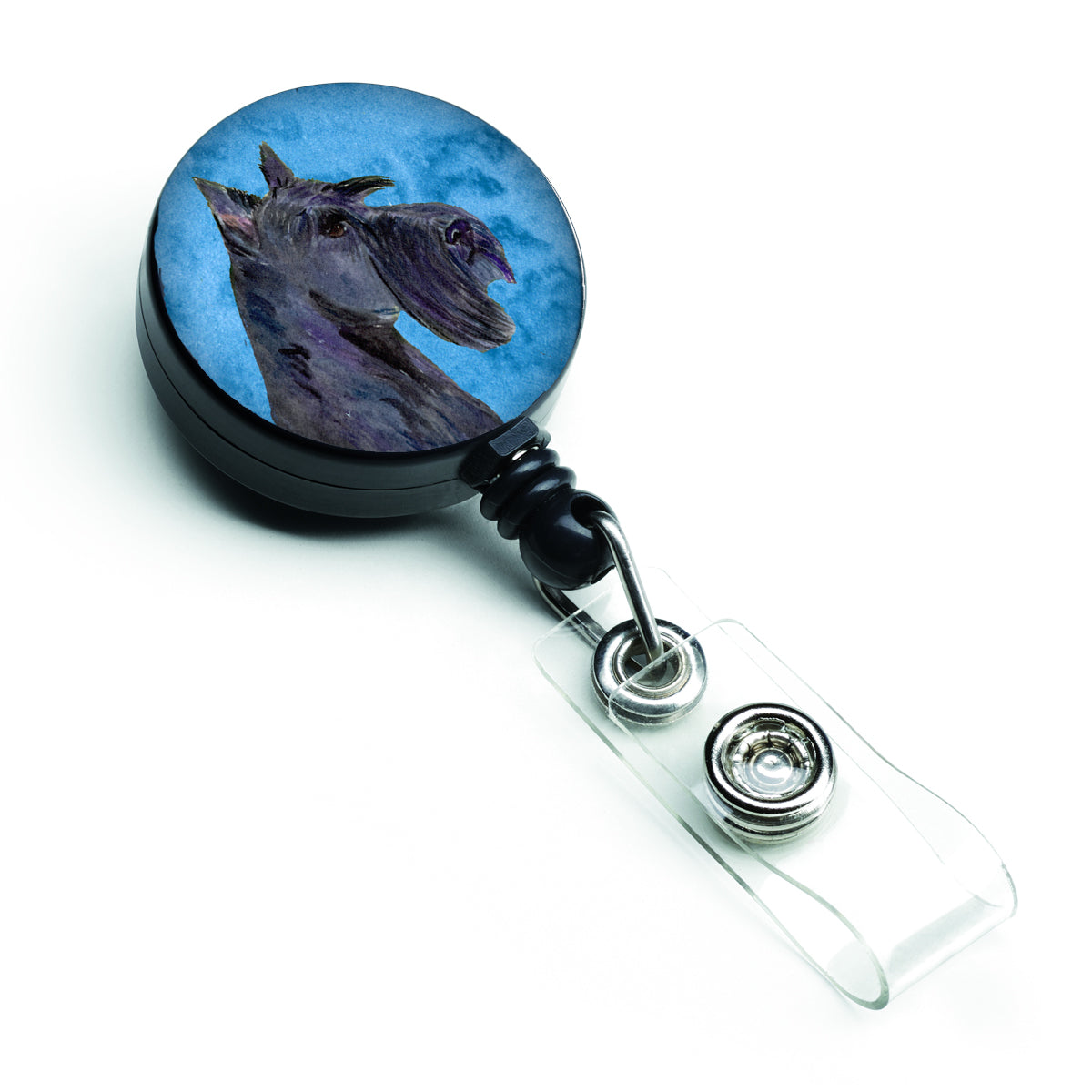 Scottish Terrier  Retractable Badge Reel or ID Holder with Clip SS4805