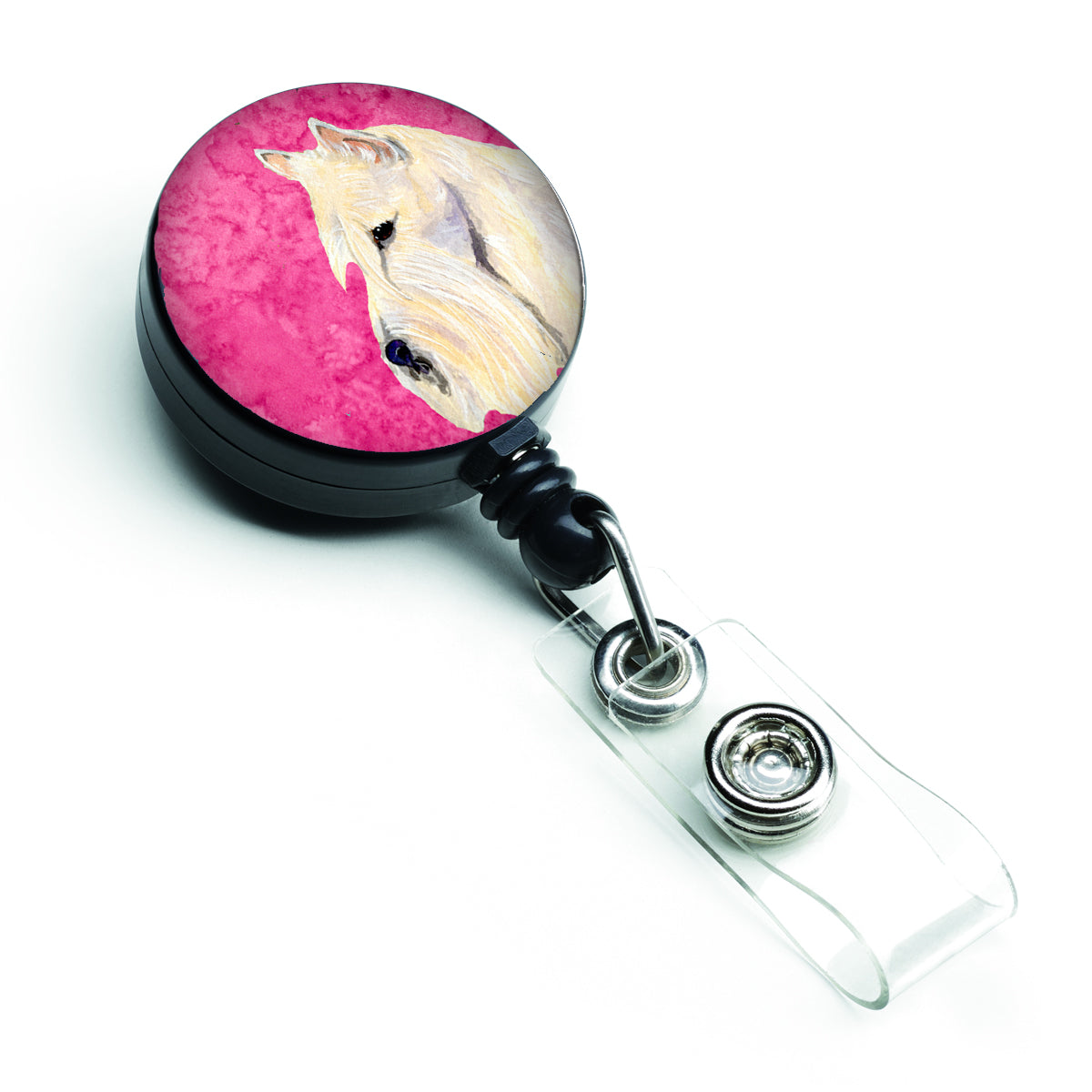 Scottish Terrier  Retractable Badge Reel or ID Holder with Clip SS4806