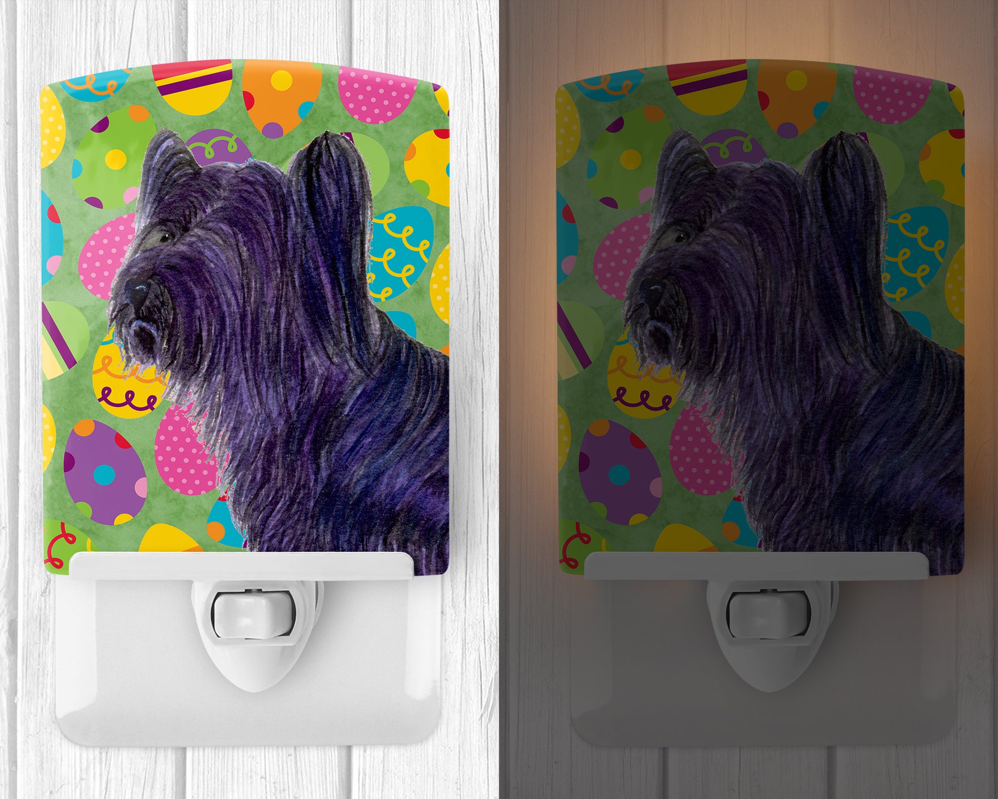 Skye Terrier Easter Eggtravaganza Ceramic Night Light SS4808CNL - the-store.com