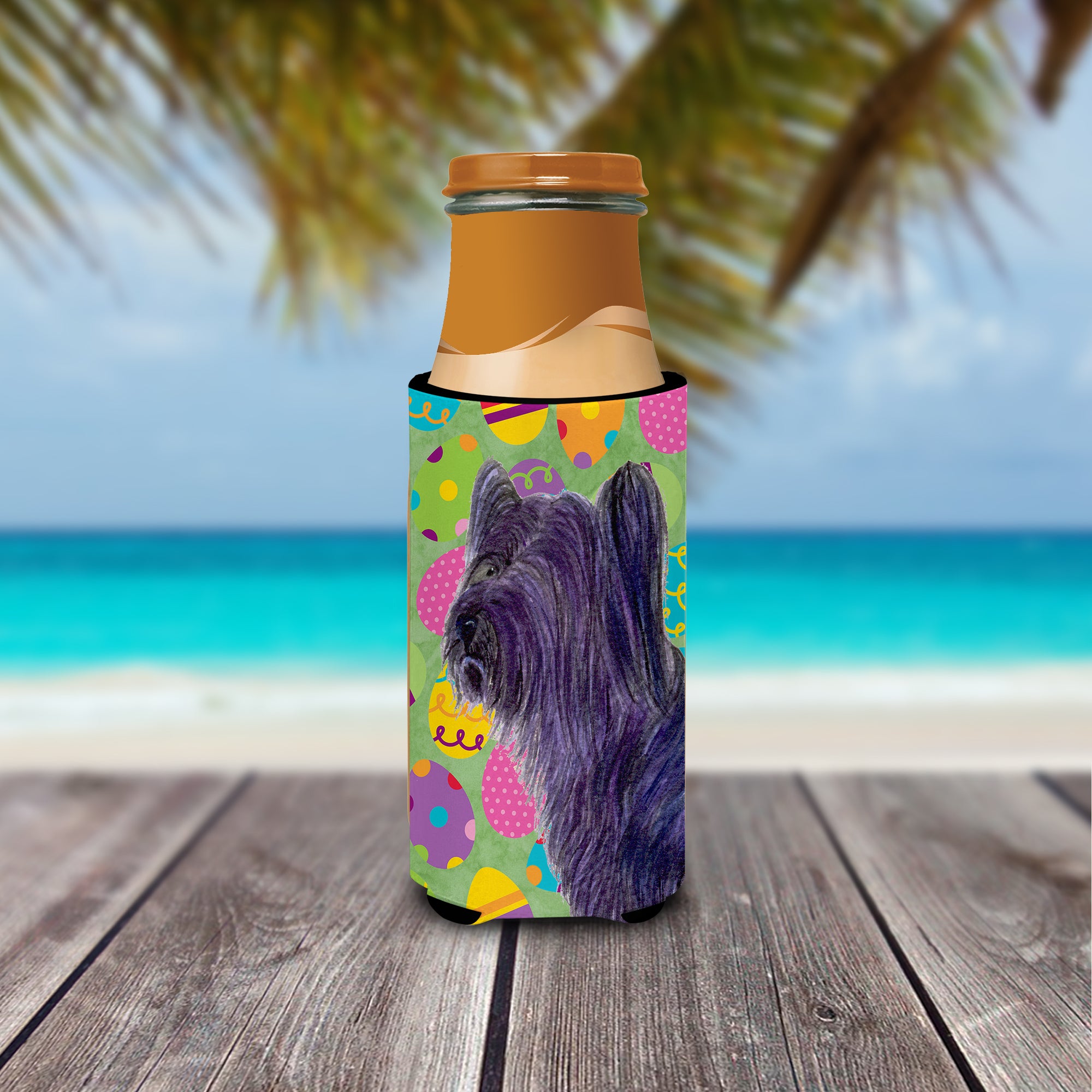 Skye Terrier Easter Eggtravaganza Ultra Beverage Insulators for slim cans SS4808MUK