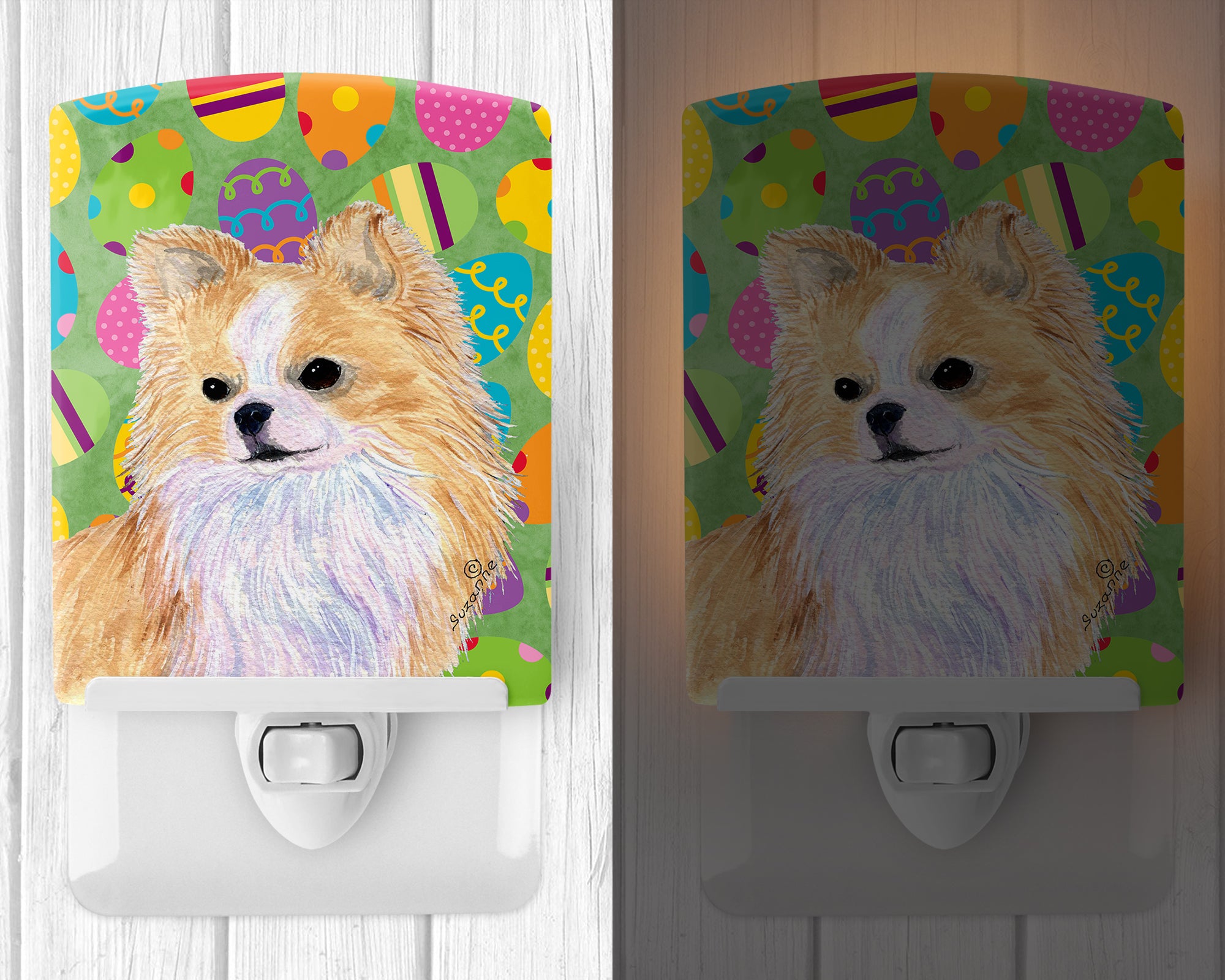 Chihuahua Easter Eggtravaganza Ceramic Night Light SS4818CNL - the-store.com