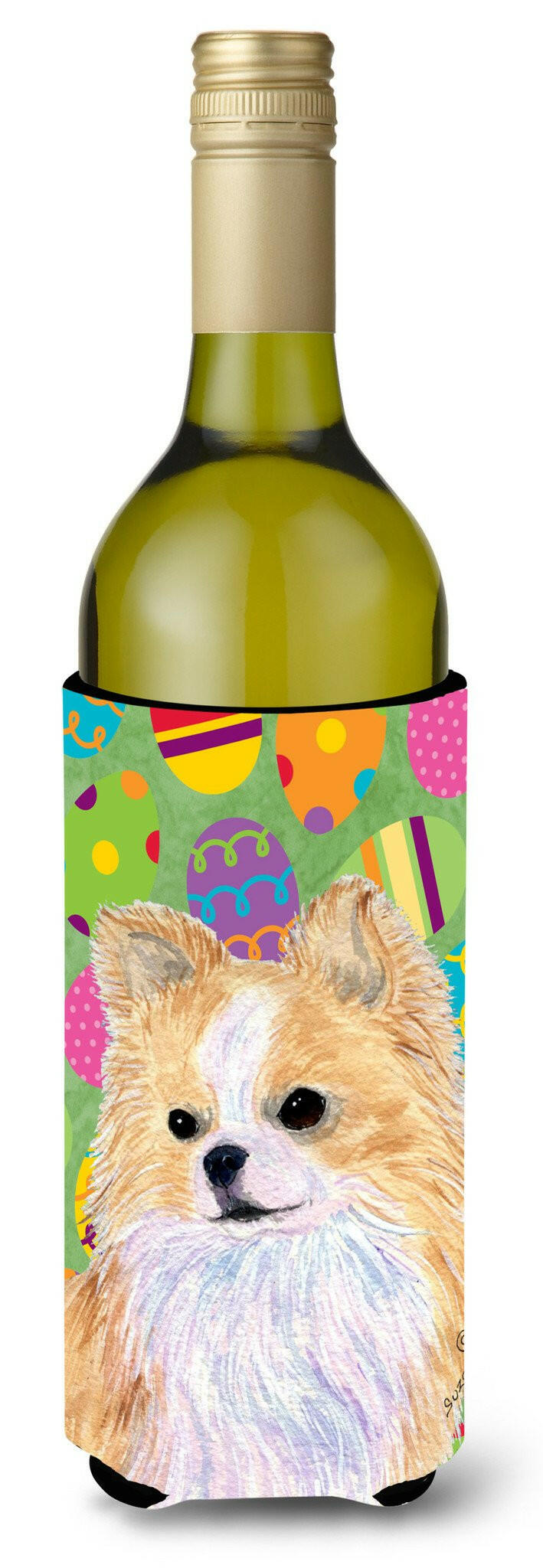 Chihuahua Easter Eggtravaganza Wine Bottle Beverage Insulator Beverage Insulator Hugger SS4818LITERK by Caroline&#39;s Treasures